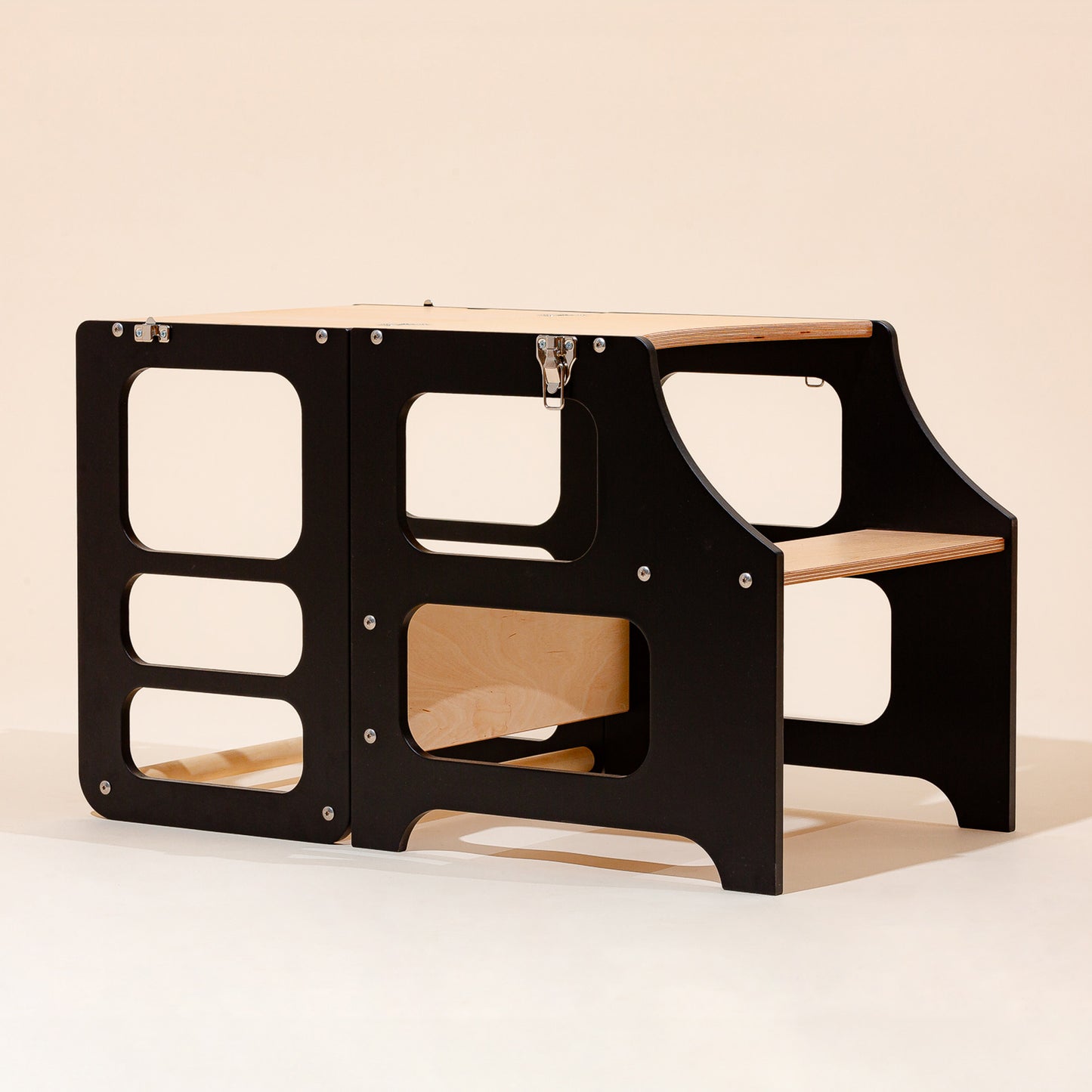 3 in 1 Folding Learning Tower & High Chair
