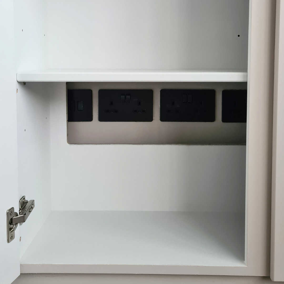 Paintable Built In Alcove Cupboard - 115 cm by 30 cm by 50 cm