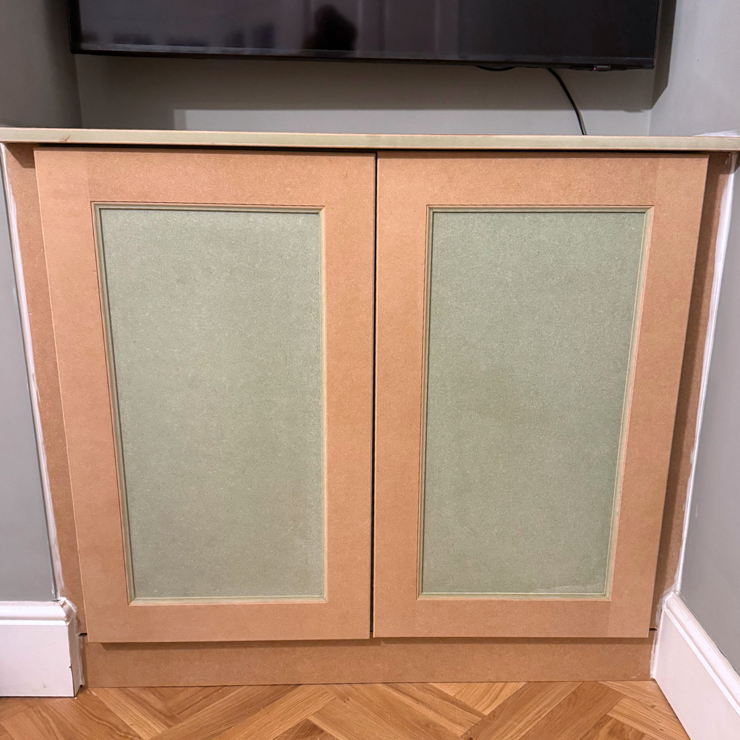 Paintable Built In Alcove Cupboard - 115 cm by 30 cm by 50 cm