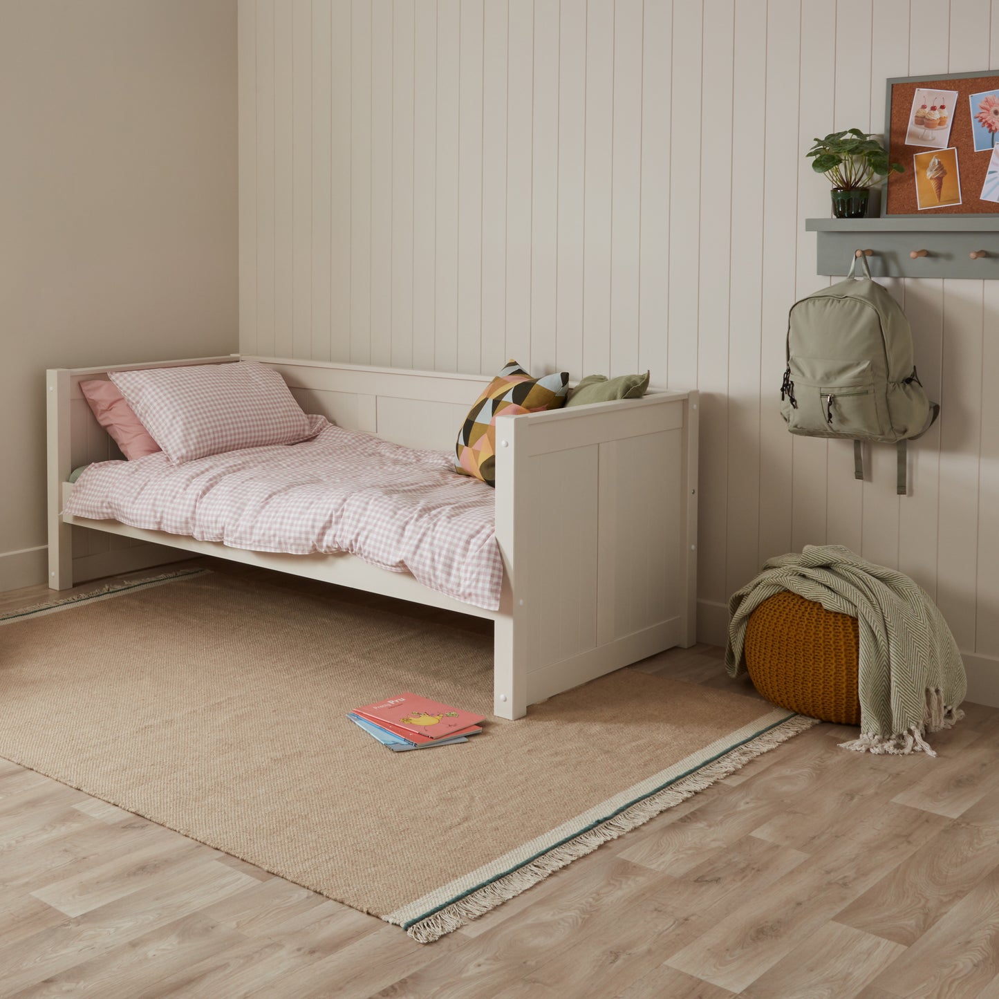 Hamptons-Tagesbett mit optionalem Ausziehbett und Matratze