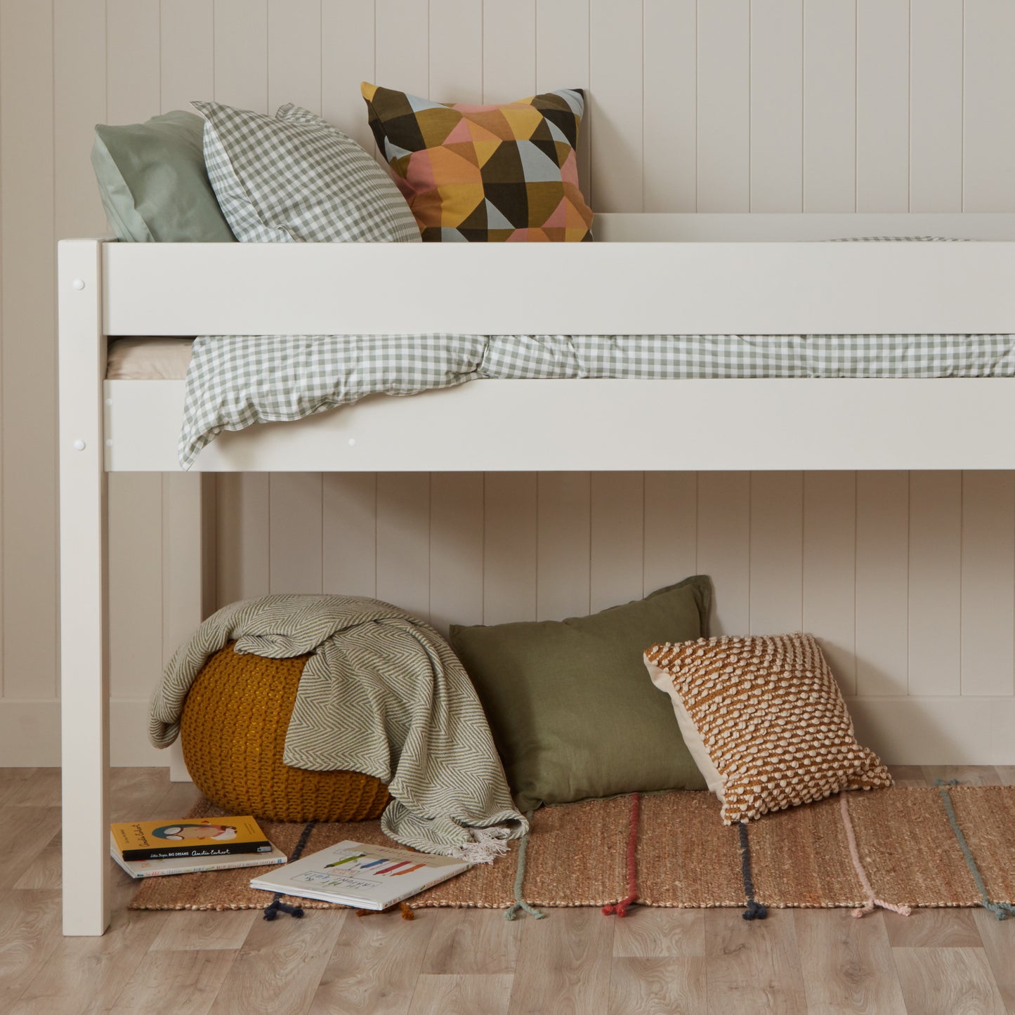 Hamptons Kids Mid-Sleeper Loft Bed