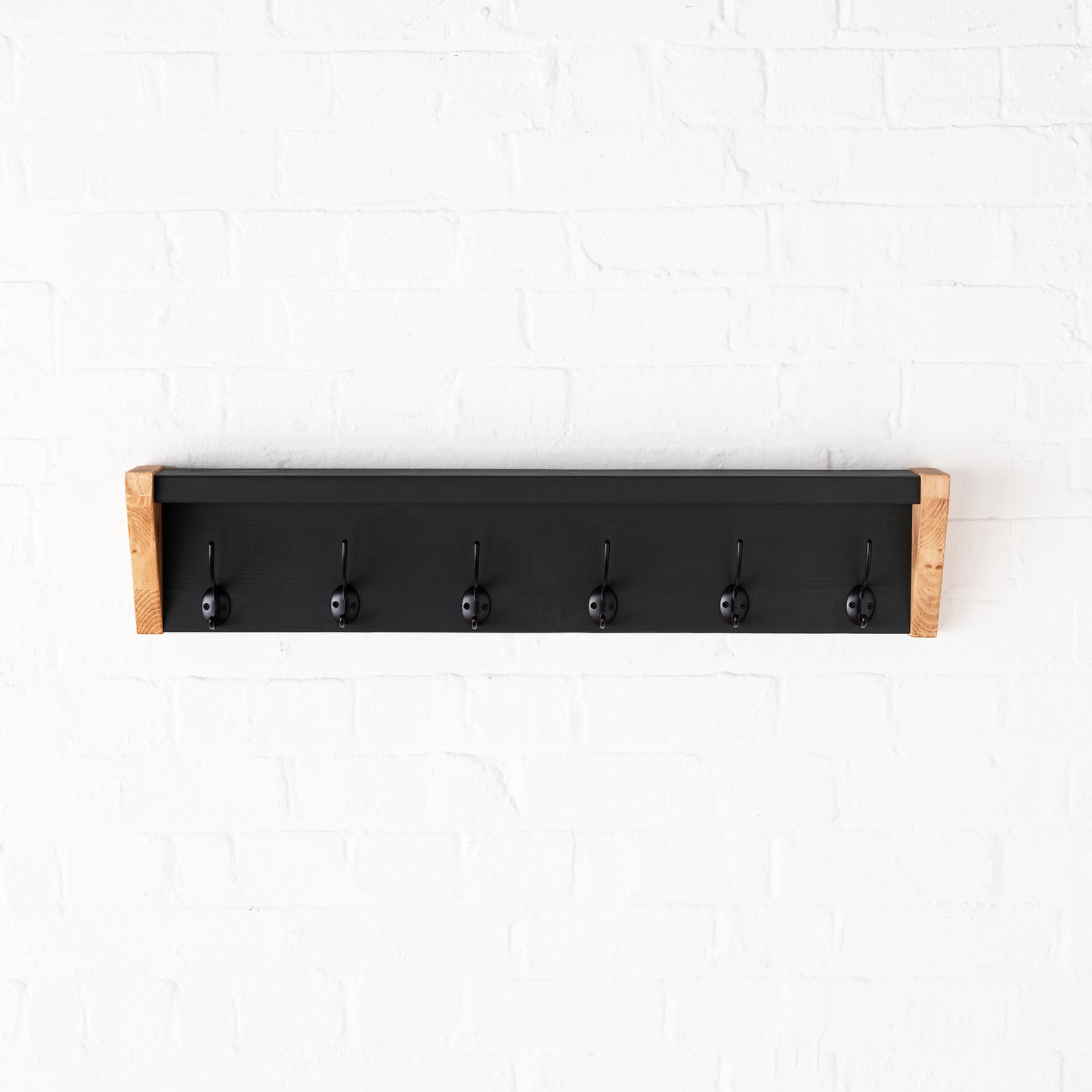 Wooden Coat Hook Rack