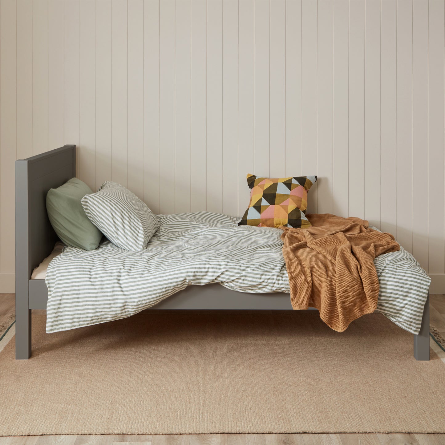 Hamptons Kinderbett mit optionalem Ausziehbett und Matratze