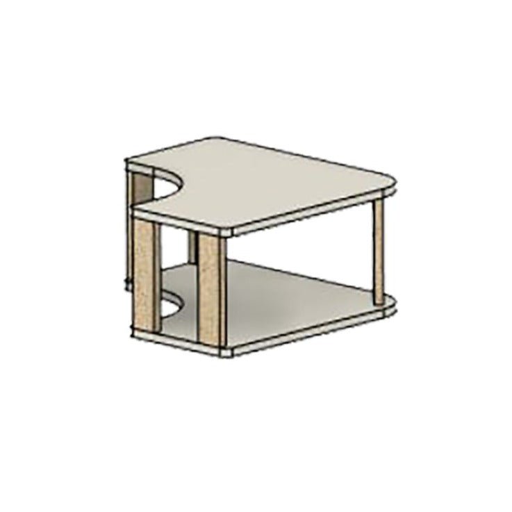 Corner Shelves: Two Shelves - Kids