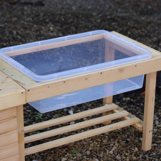 learning tower with play table