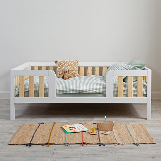 The Complete Guide to safest first bed for toddler - Roomix Transition Toddler Bed White