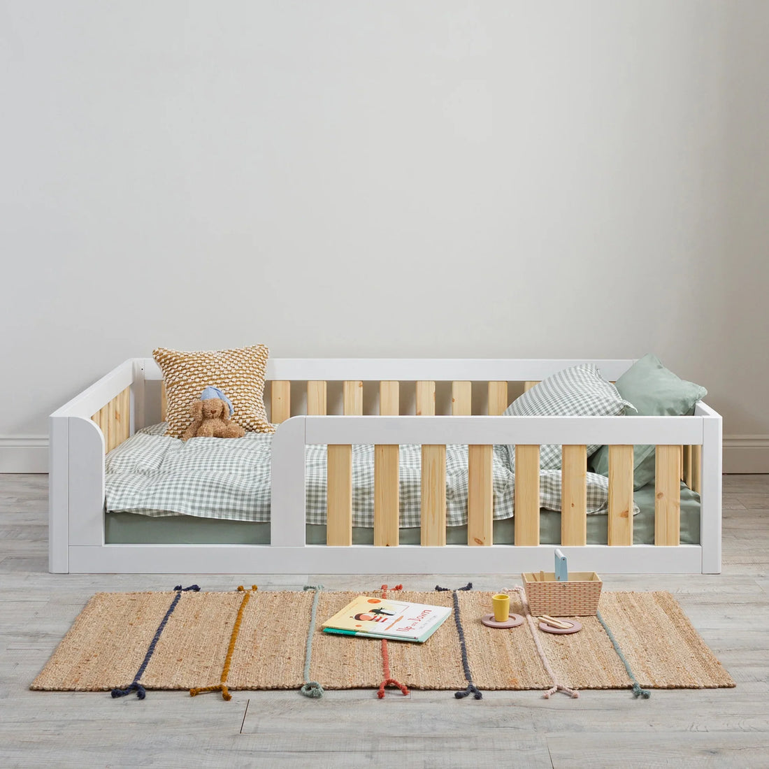 How to set up a Montessori floor bed for a toddler transitioning out of a cot