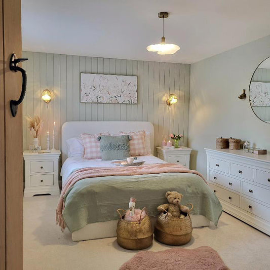 modern bedroom wall panelling