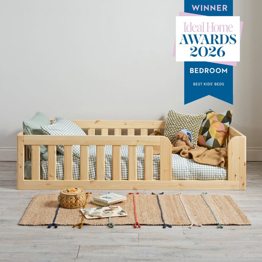 toddler bed rolling out - Roomix Transition Toddler Bed Natural