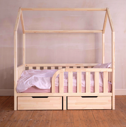 toddler bed with storage