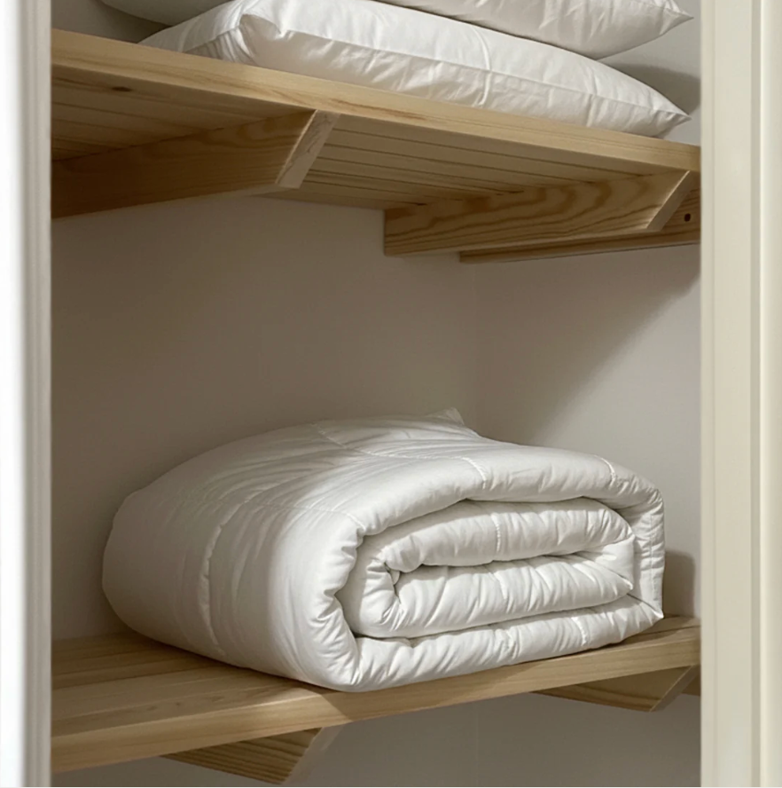 wardrobe and shelves