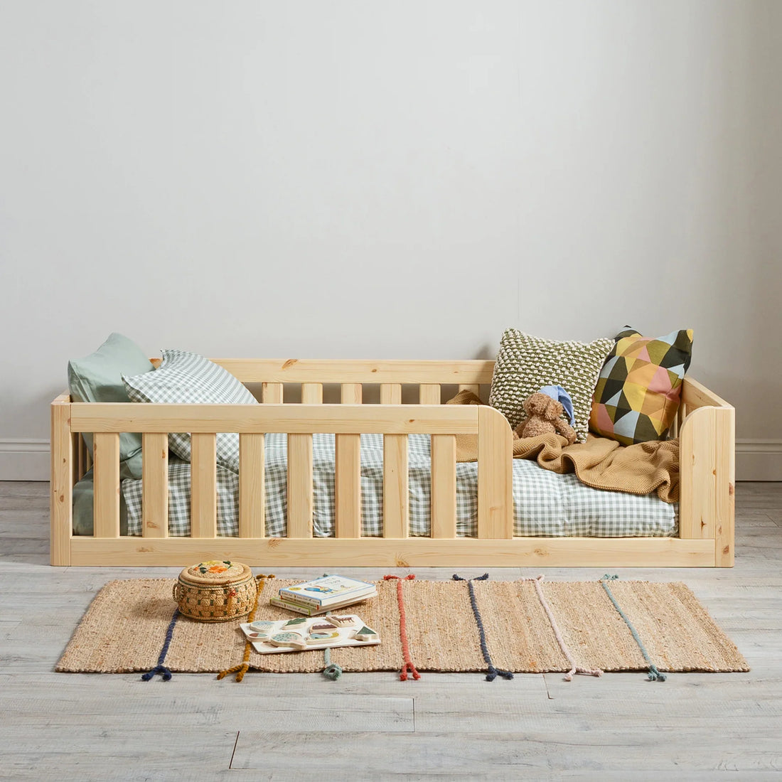 What's a modular toddler bed and how does it adapt as my child grows?