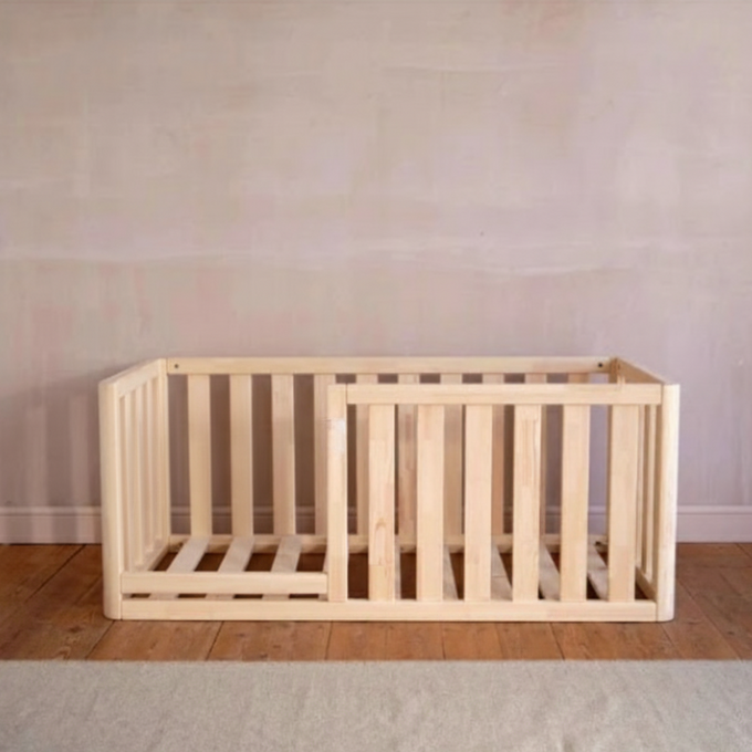 High Sided Toddler Floor Bed