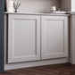 Paintable Built In Alcove Cupboard - 111.5 cm by 30 cm by 50 cm