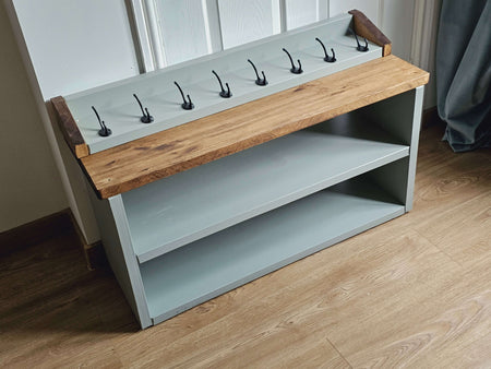 Coat Hook and Shoe Rack Storage Wide - 90 cm by 30 cm by 45 cm