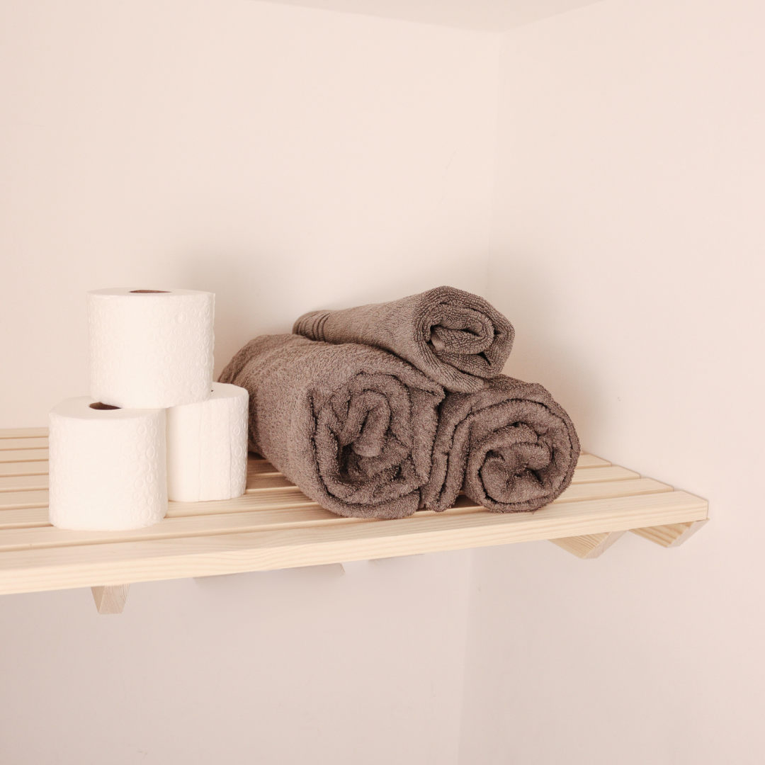 Airing Cupboard Wooden Slatted Shelves - 58 cm by 25 cm