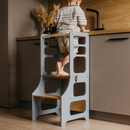2 in 1 Learning Tower & Play Table