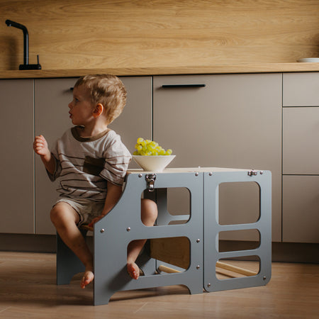 2 in 1 Learning Tower & Play Table