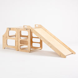 Toddler Tower Slide Natural