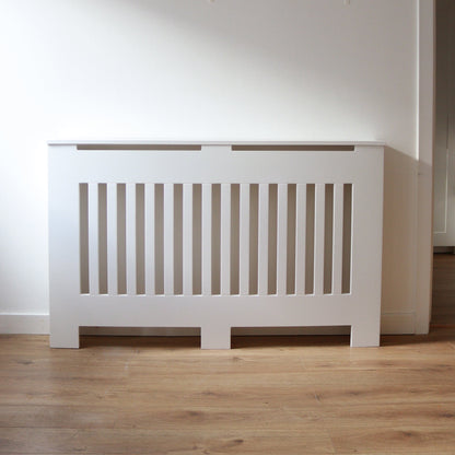 Custom Sized Radiator Cover: Wide Vertical Slats - 170 cm by 20 cm by 100 cm