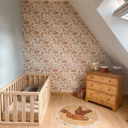 Three Roomix high sided toddler floor beds arranged to show practical layout options for small children’s rooms