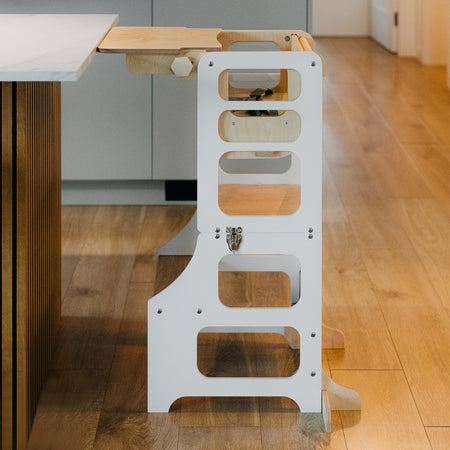 3 in 1 Folding Learning Tower & High Chair