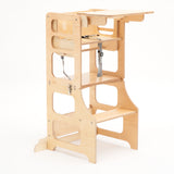 Natural Plywood 3 in 1 Tower