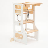 Plywood & White 3 in 1 Tower