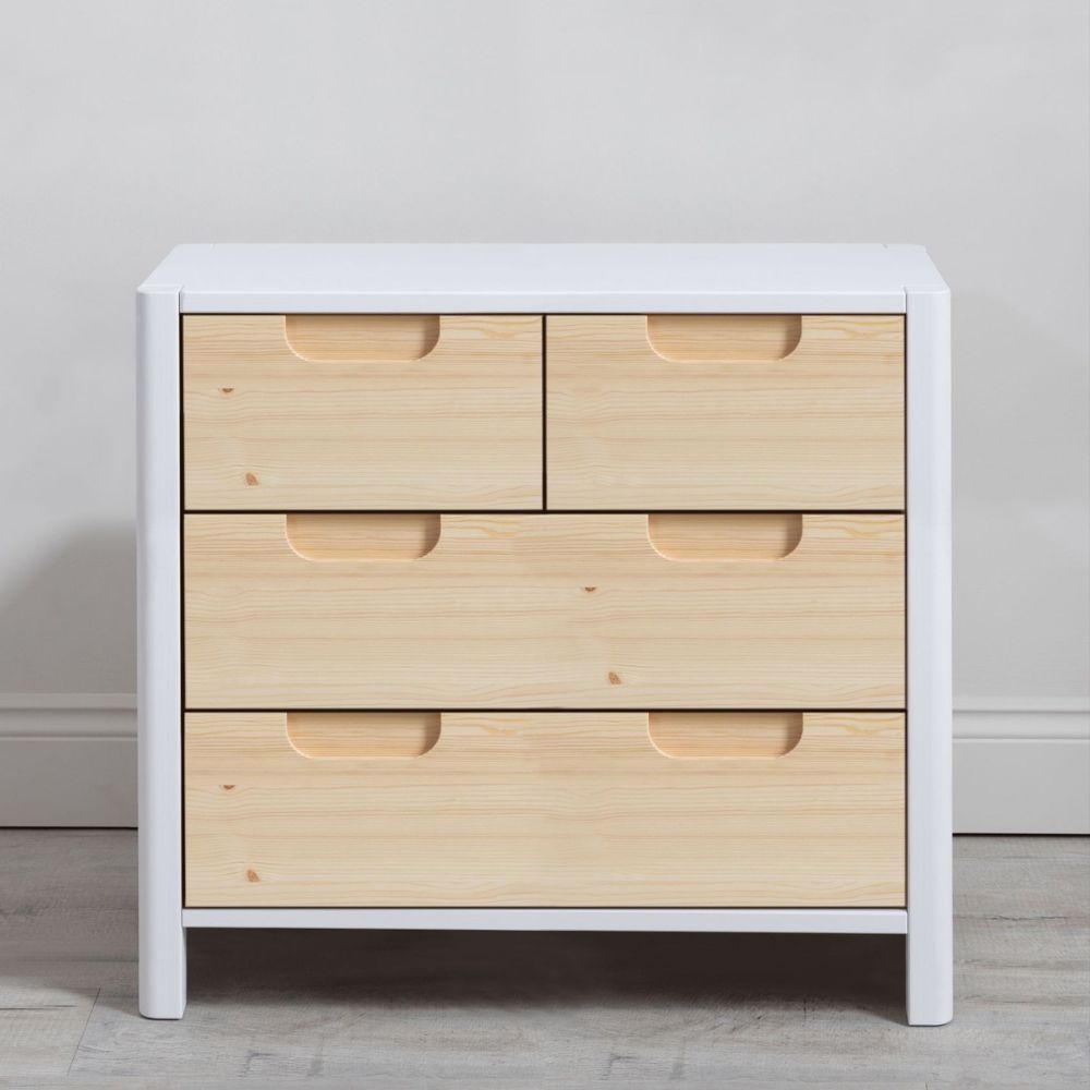 Transition Chest of Drawers with Changing Topper