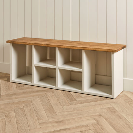 Solid Pine Customisable Shoe Storage : 4-8 Shelves