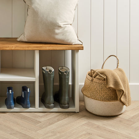 Solid Pine Customisable Shoe Storage : 4-8 Shelves