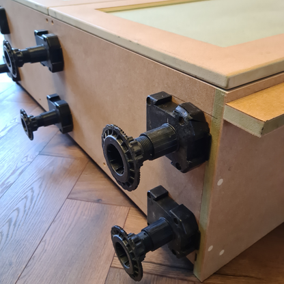 Lackierbarer Einbau-Nischenschrank – 101,5 cm x 30 cm x 60 cm