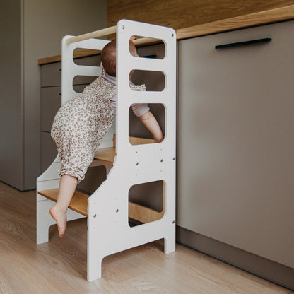 Tour d'apprentissage à hauteur réglable