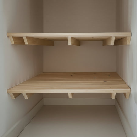 Airing Cupboard Wooden Slatted Shelves