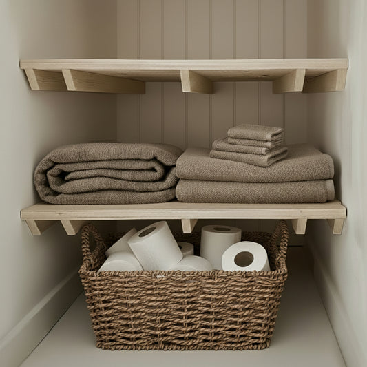 Airing Cupboard Wooden Slatted Shelves