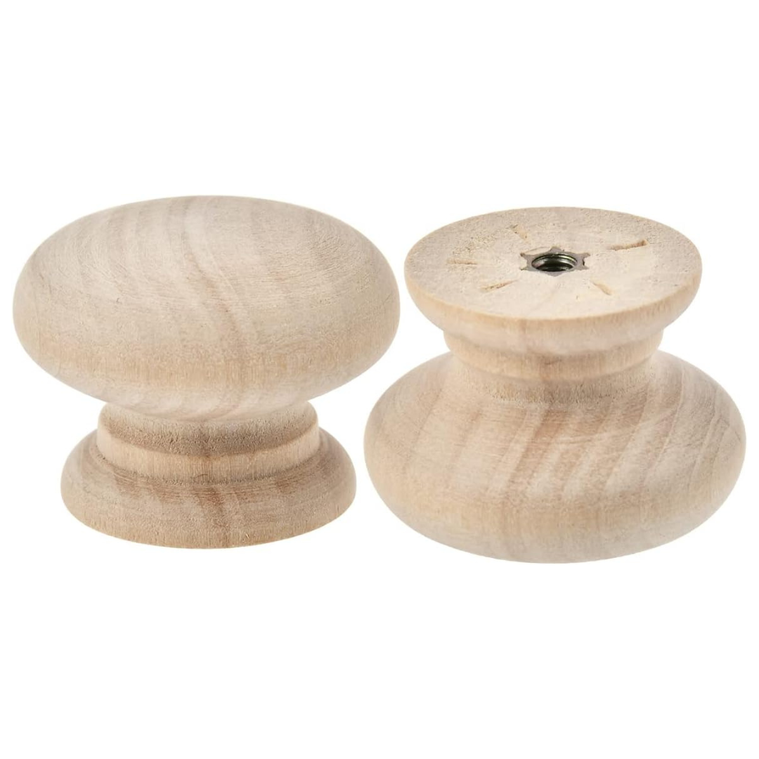 Wood handles with fixings