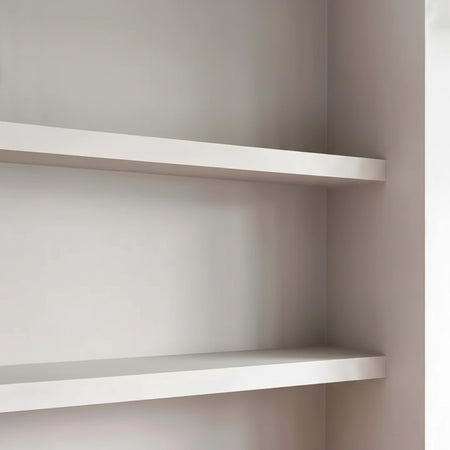 Paintable Alcove Floating Shelves