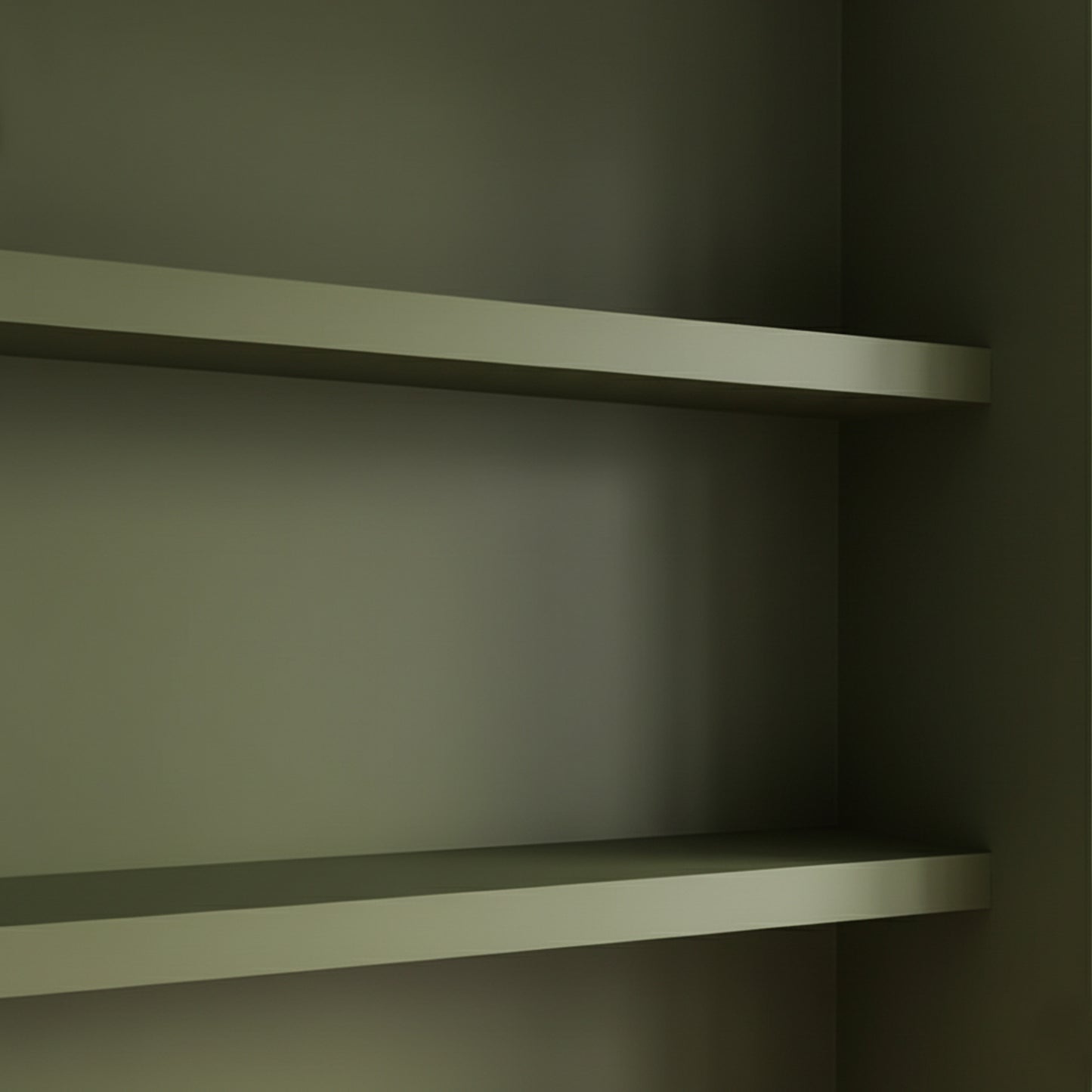 Paintable Alcove Floating Shelves