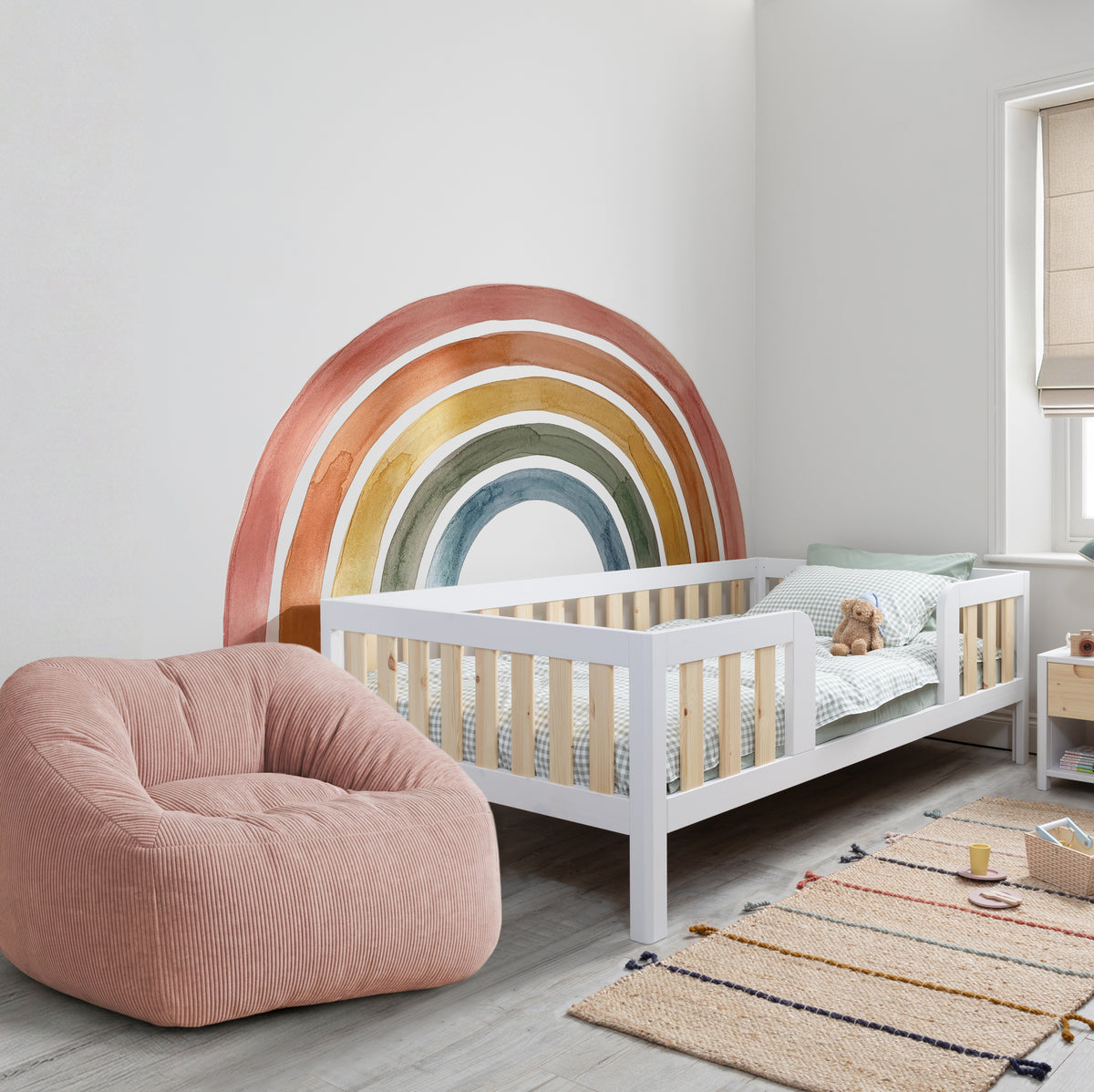 Kids Beanbag Armchair Pink