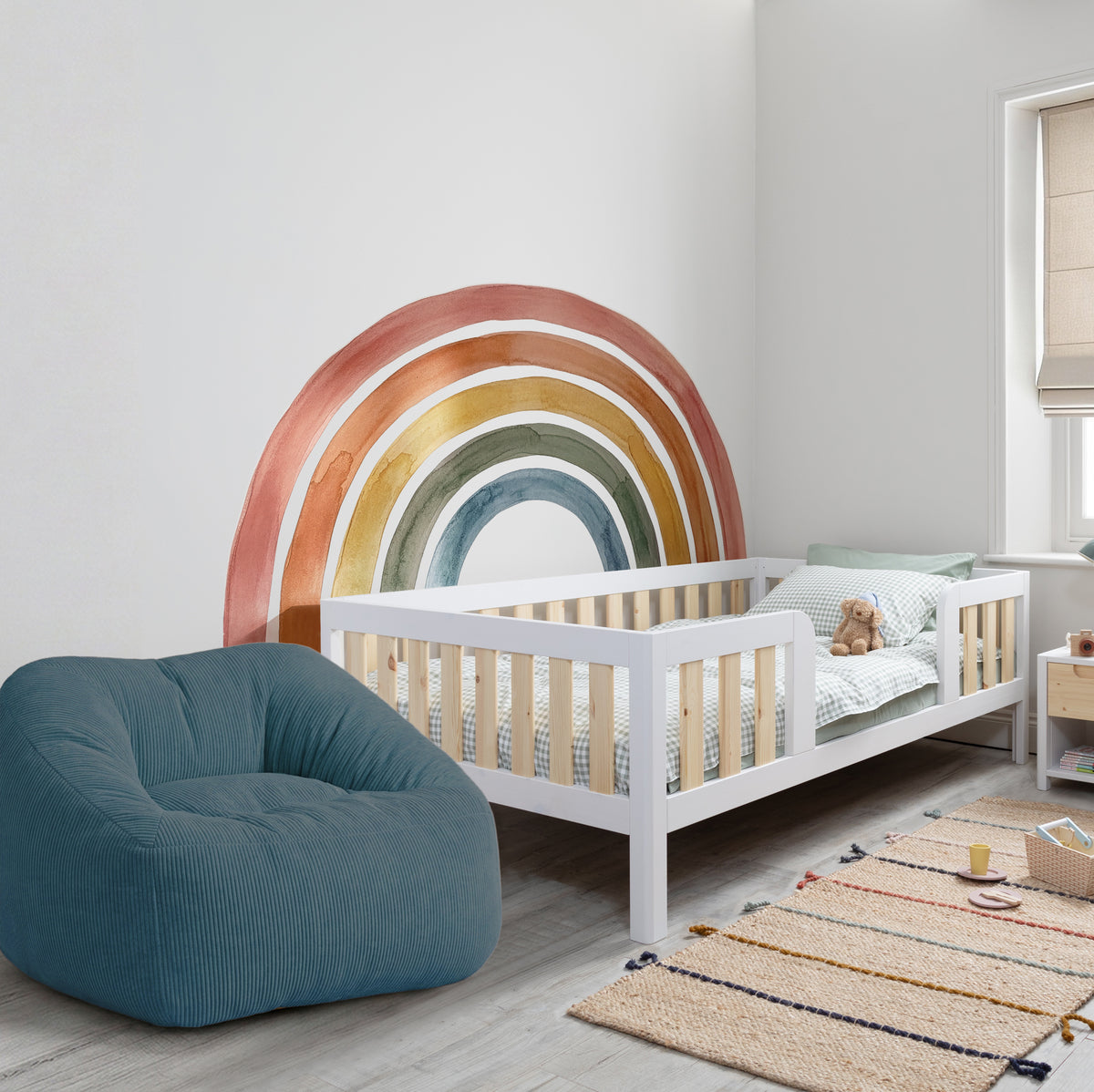 Kids Beanbag Armchair Teal