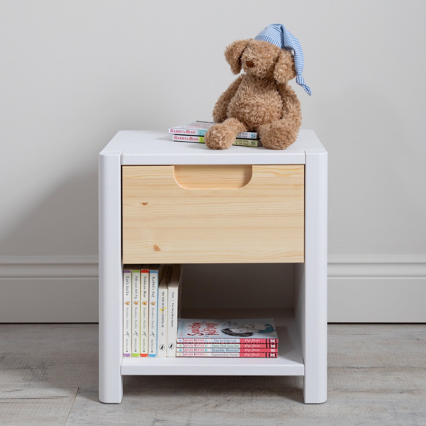 Toddler Bedside Table White