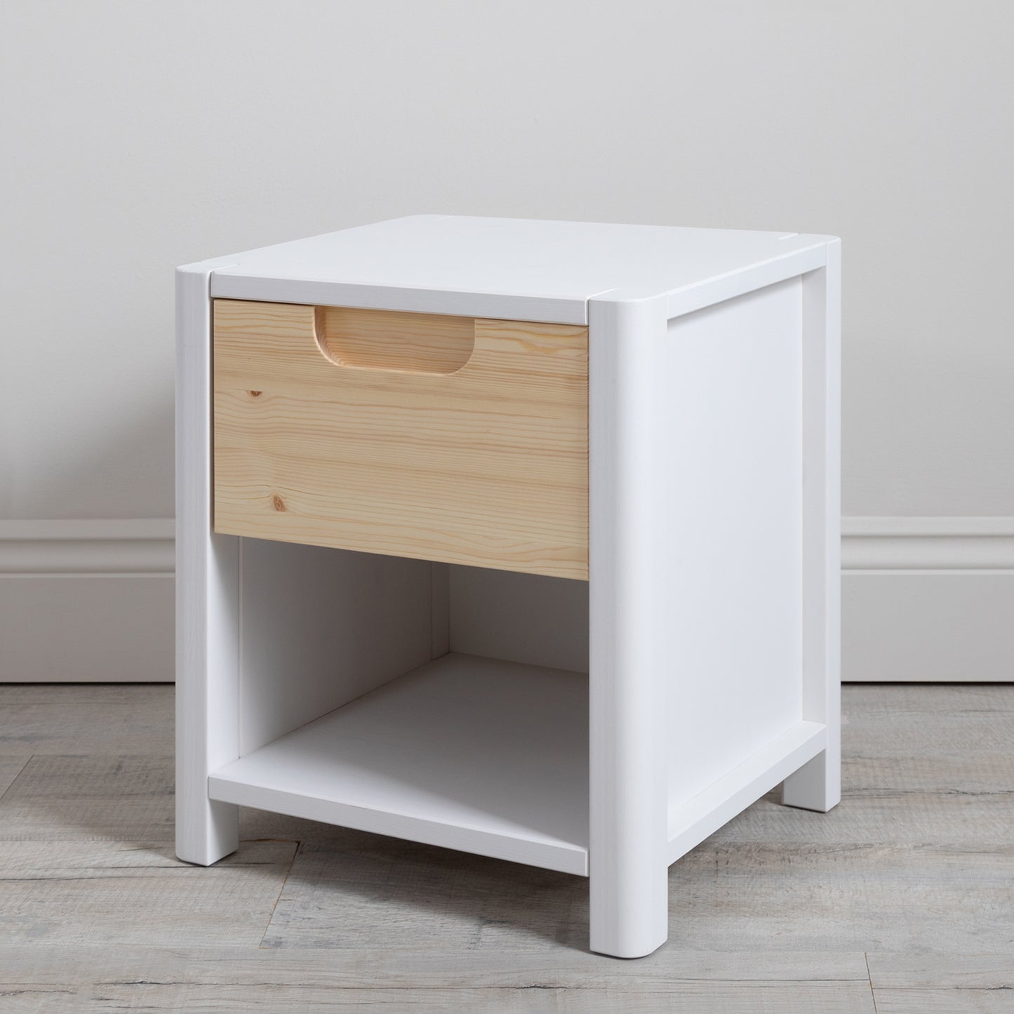 Toddler Bedside Table White