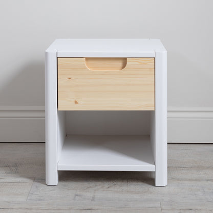 Toddler Bedside Table White