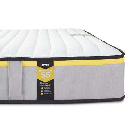 Matelas Jay-Be Eco Benchmark S5 Hybride à Soutien Adaptatif S5