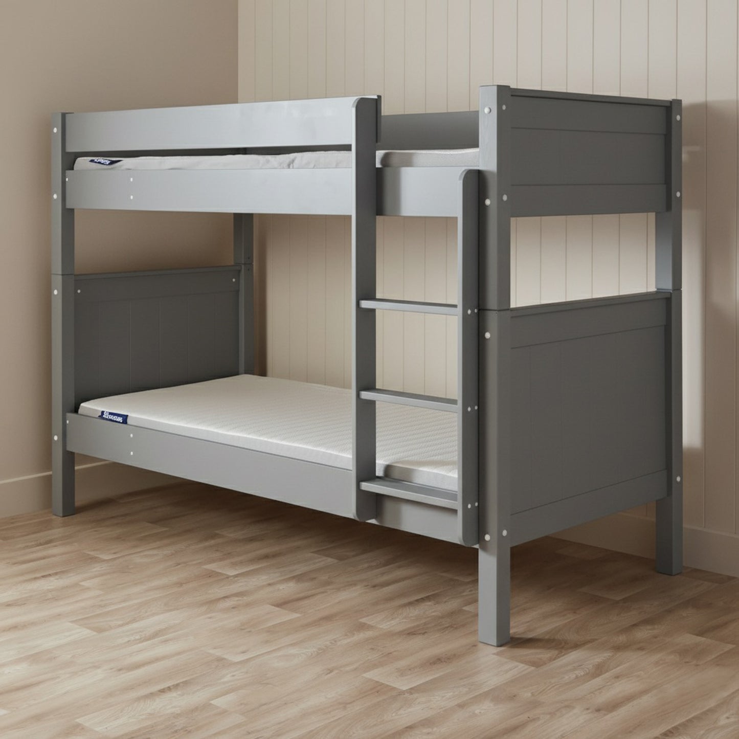 Mittelgraues Etagenbett