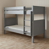 Lit superposé gris moyen