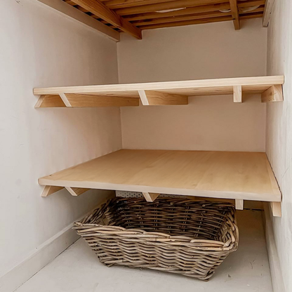 Étagères de rangement intégrées pour garde-manger - 92 cm x 80 cm