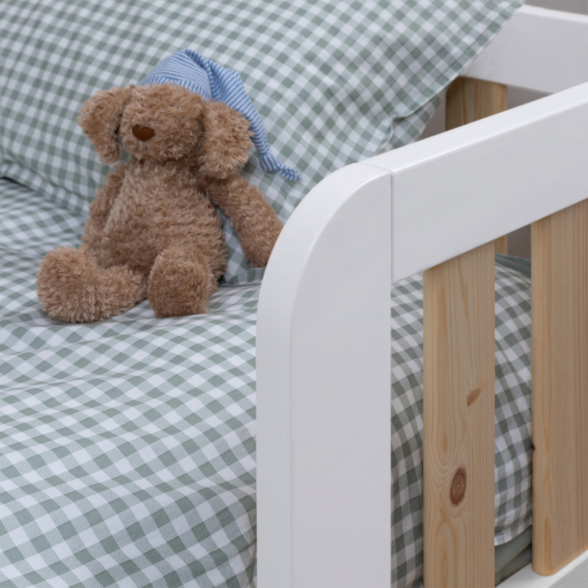 Roomix Transition Elevated Toddler Bed White