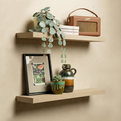 Paintable Floating Shelves - 103.5 cm by 25 cm