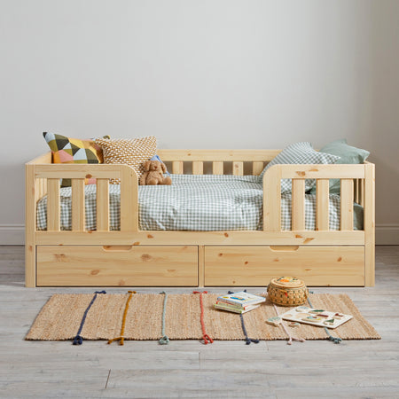 Roomix Transition Toddler Bed Natural